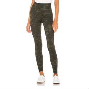 NWOT Green Camo Spanx Leggings